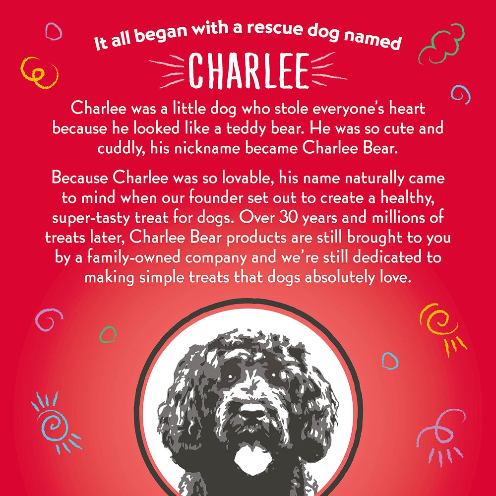 Pocket-friendly training rewards for home and outdoor sessions with Charlee Bear.