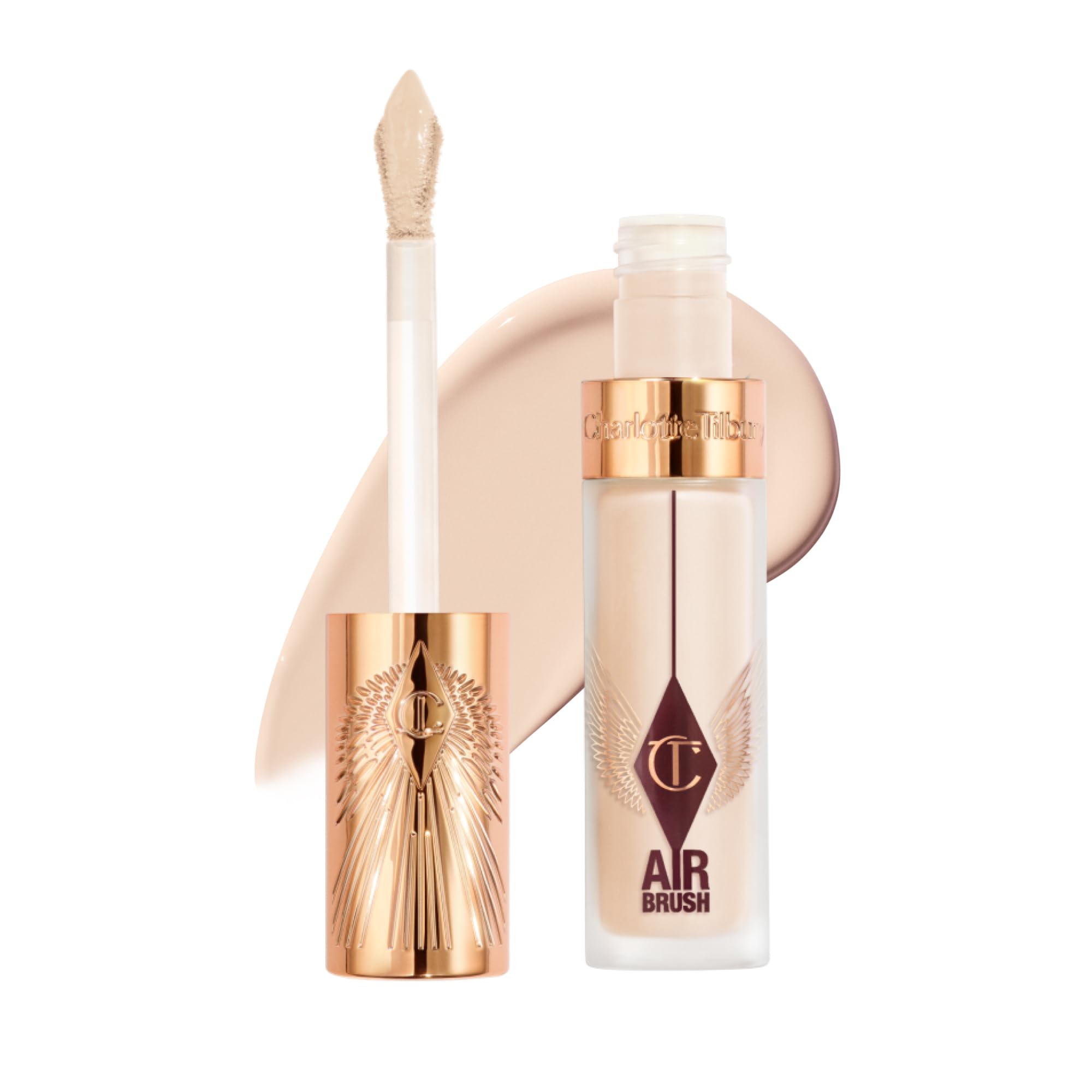Charlotte Tilbury AIRbrush Flawless Blur Concealer precision micro-dot tip for invisible blur coverage