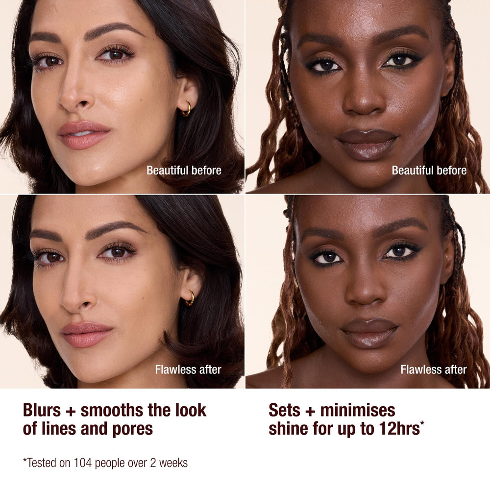 Charlotte Tilbury Airbrush Flawless Finish Powder compact is ideal for all-day wear.