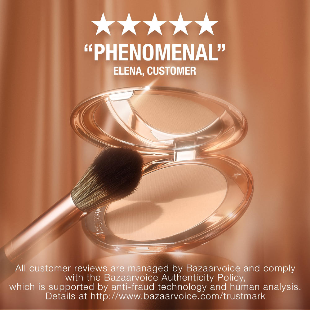Charlotte Tilbury Airbrush Flawless Finish Powder is suitable for setting foundation and concealer.