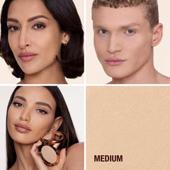 Charlotte Tilbury Airbrush Flawless Finish Powder targets the T-zone to control shine all day.