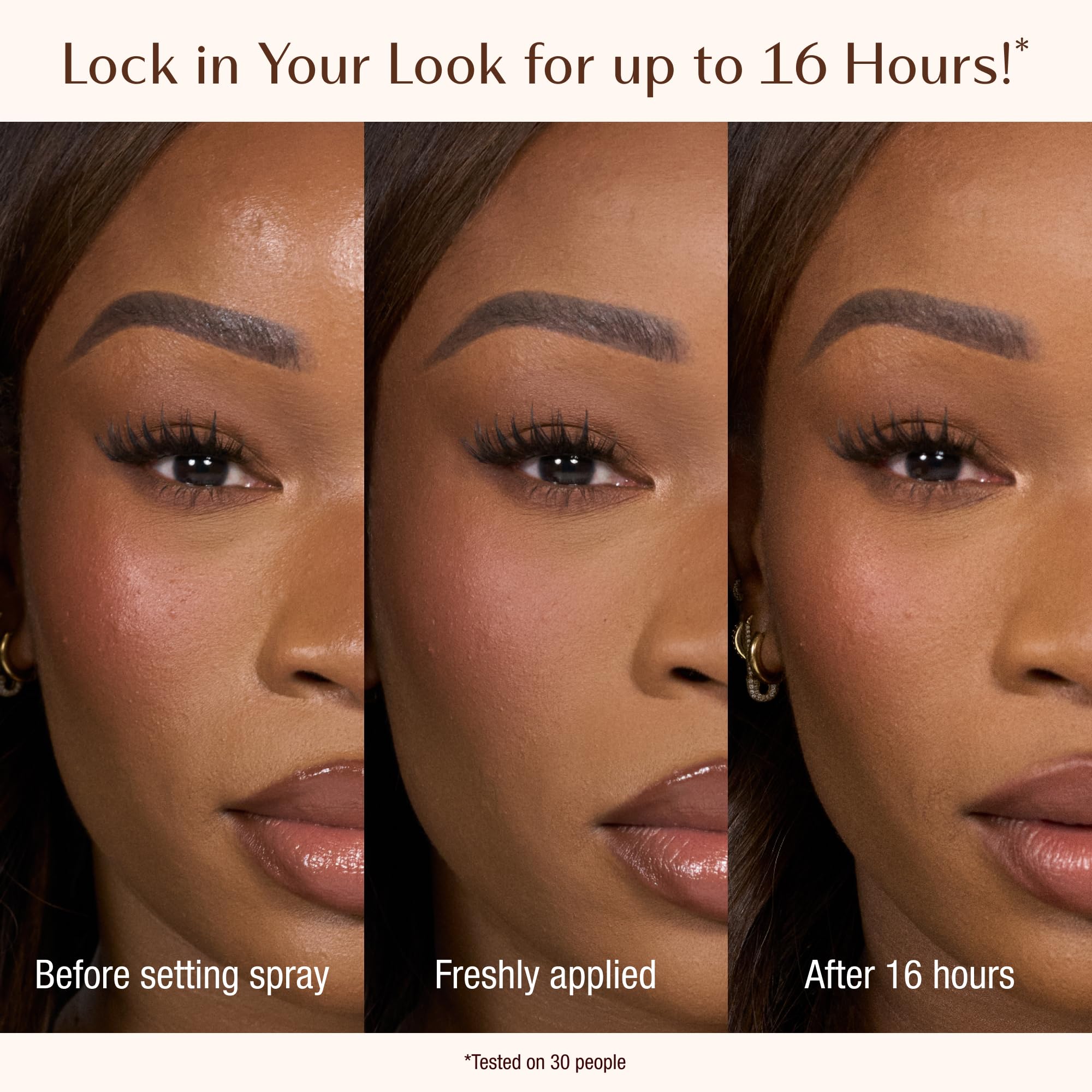 Packaging close-up of Charlotte Tilbury Airbrush Flawless Setting Spray highlighting premium finish.