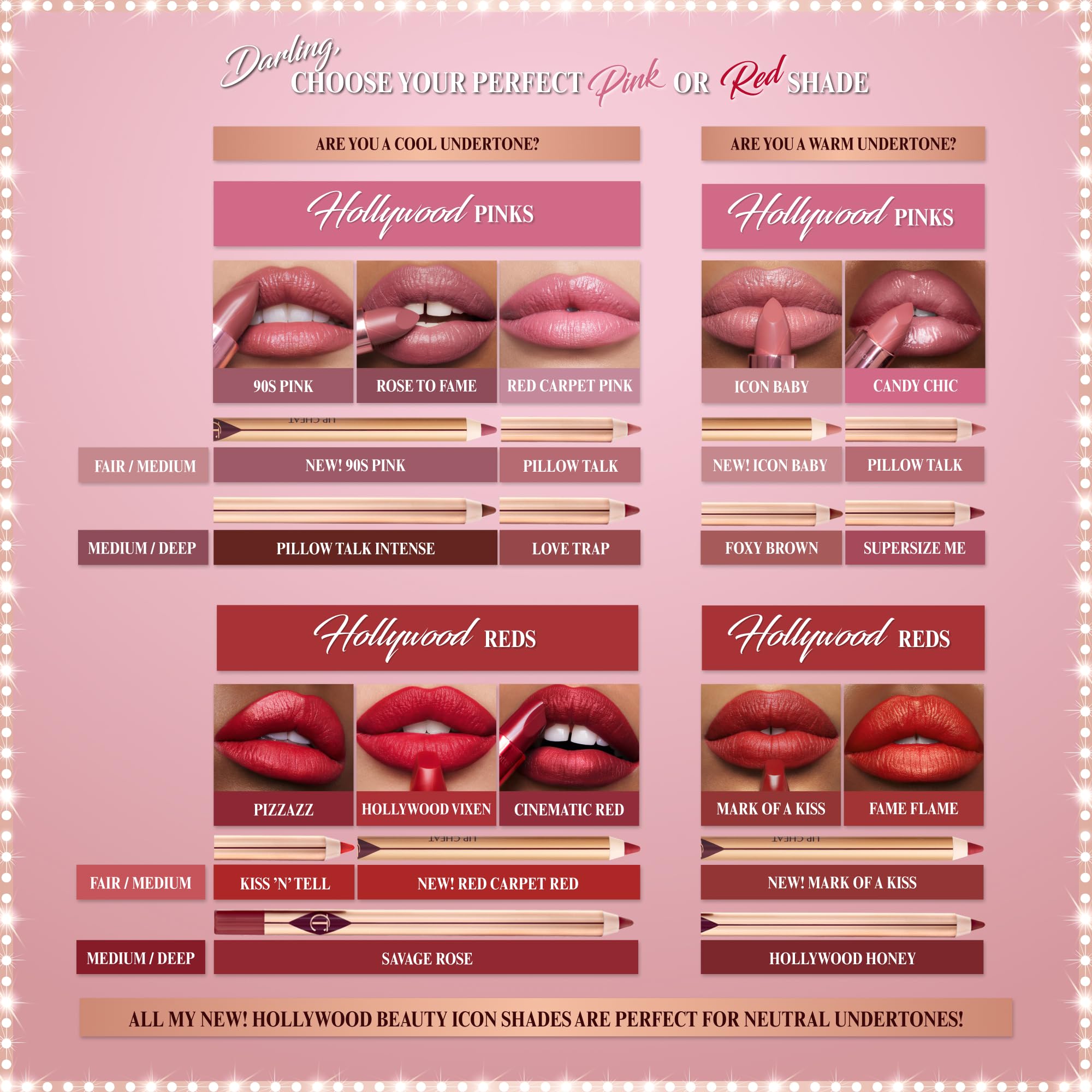 Charlotte Tilbury brand logo closeup on elegant packaging.