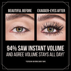 Charlotte Tilbury Exagger-Eyes curved brush delivering root-to-tip volume.