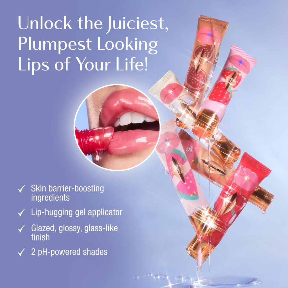 Charlotte Tilbury Healthy Glow Nectar Lip Oil applicator close-up highlights easy, one-swipe application