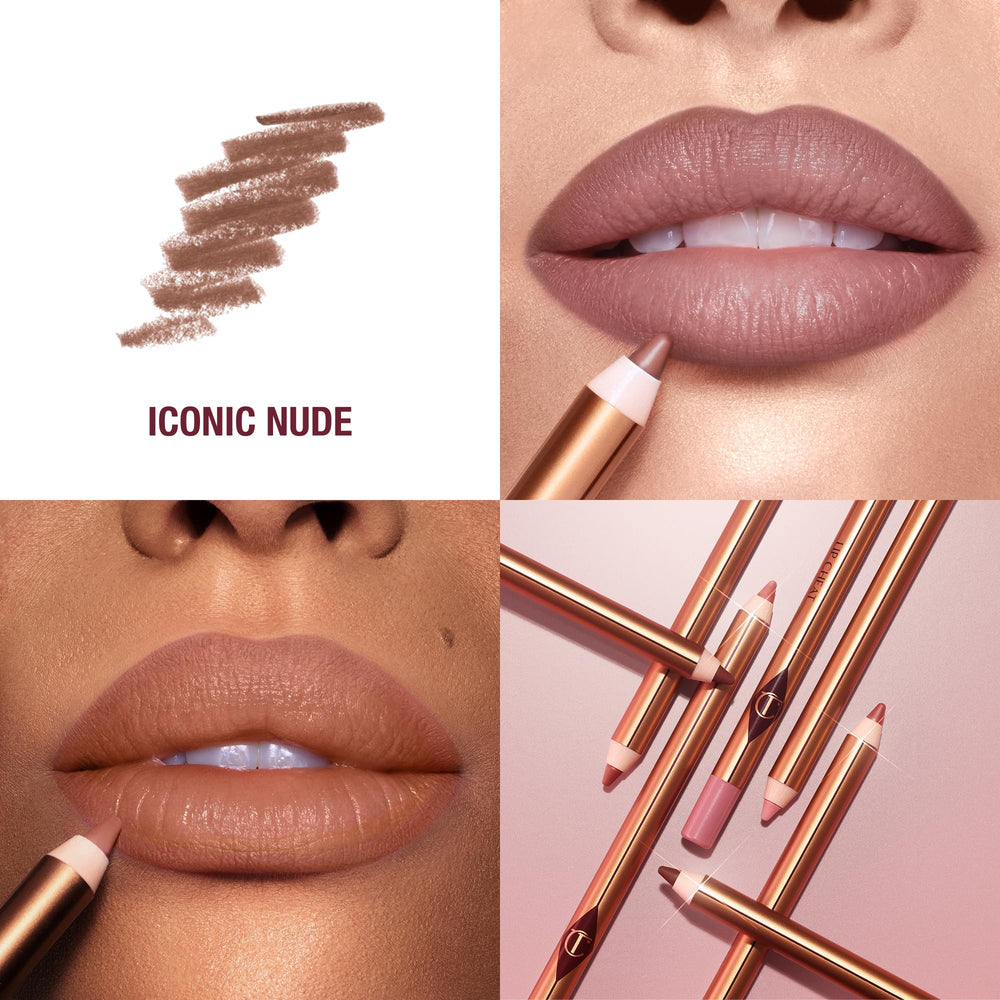 Lip Cheat Iconic Nude swatch showing rich color and long wear.