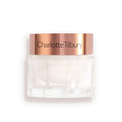 Charlotte Tilbury Magic Cream bottle close-up showing hydration boost