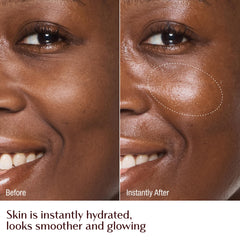 Prime-ready application shot for Charlotte Tilbury Magic Cream, showing seamless makeup base.