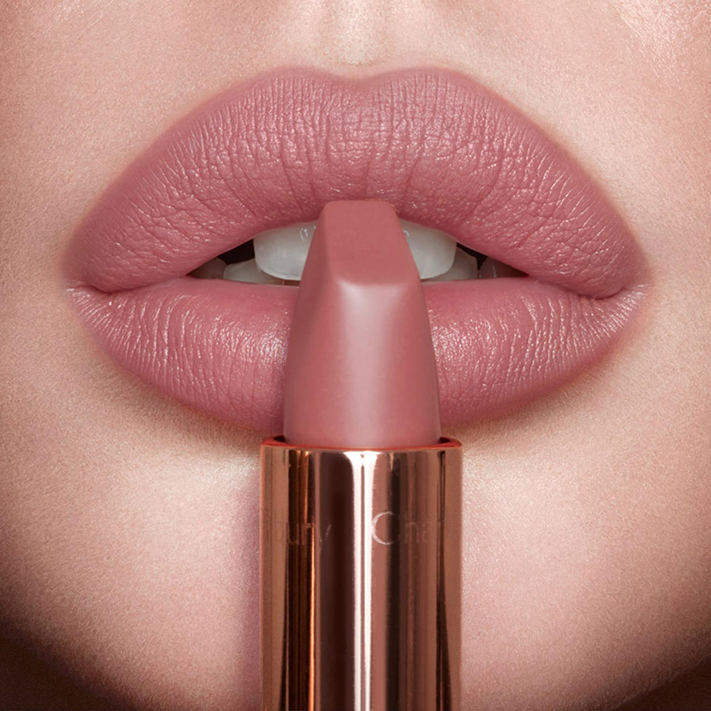 Packaging shot of Pillow Talk Original Matte Revolution lipstick