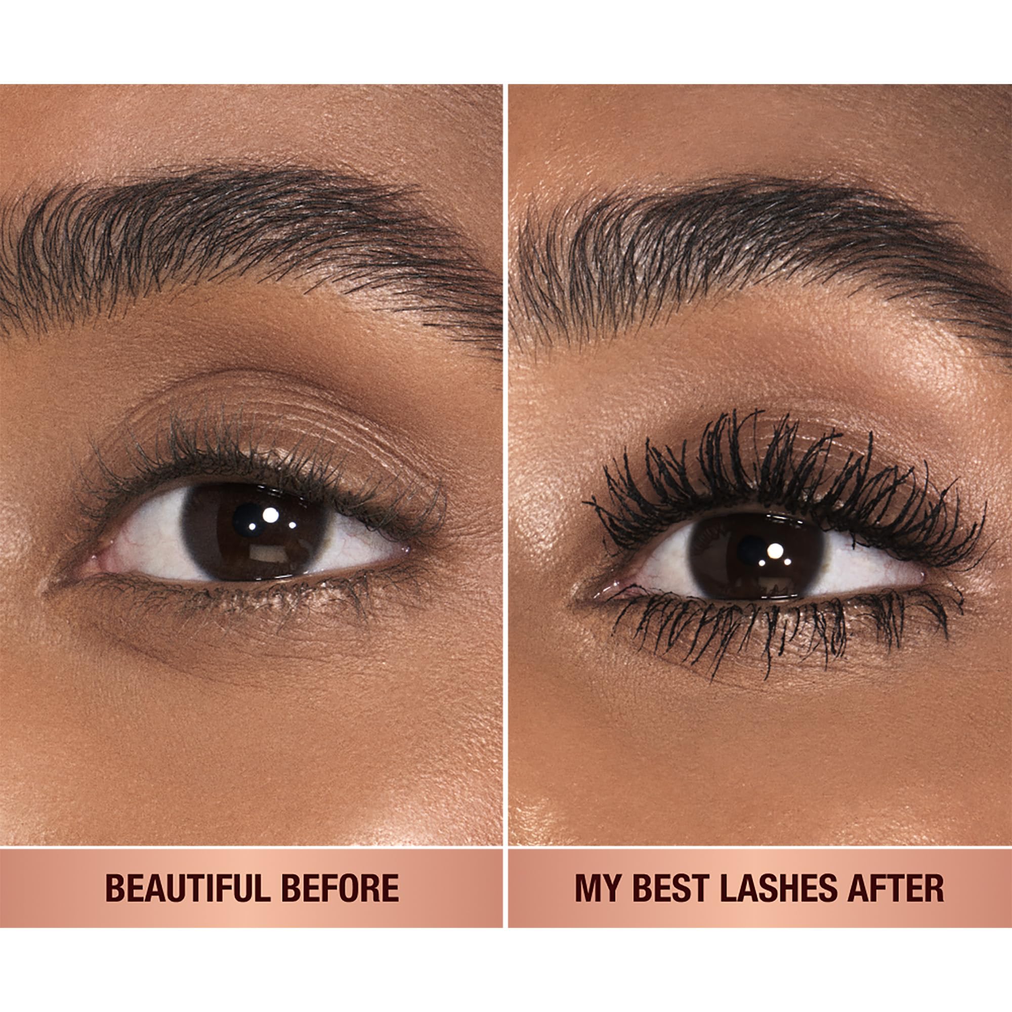 Charlotte Tilbury Pillow Talk Push Up Lashes Mascara jet-black wand defining lashes.
