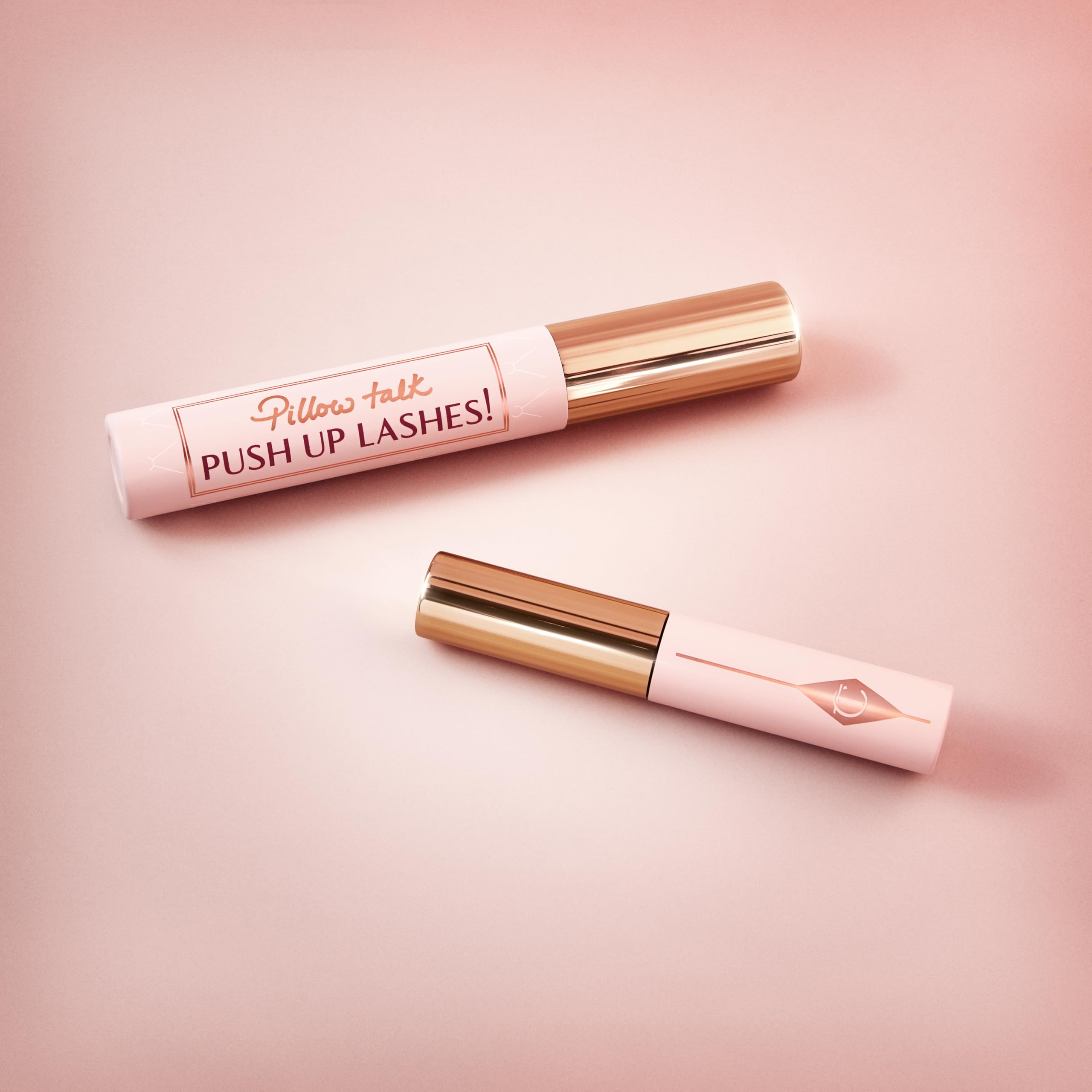 Charlotte Tilbury Pillow Talk Push Up Lashes Mascara packaging and classic black tube.