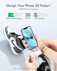 Charmast USB-C input port for fast power bank recharge