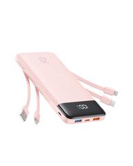 Charmast 20000mAh portable charger with built in cables for clutter free on the go charging