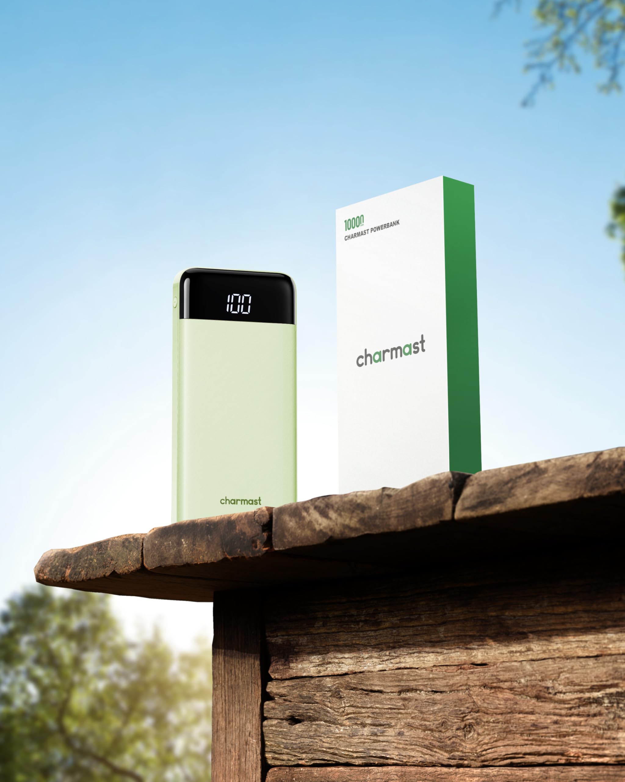 LED display helps plan charging during commutes and trips with Charmast.