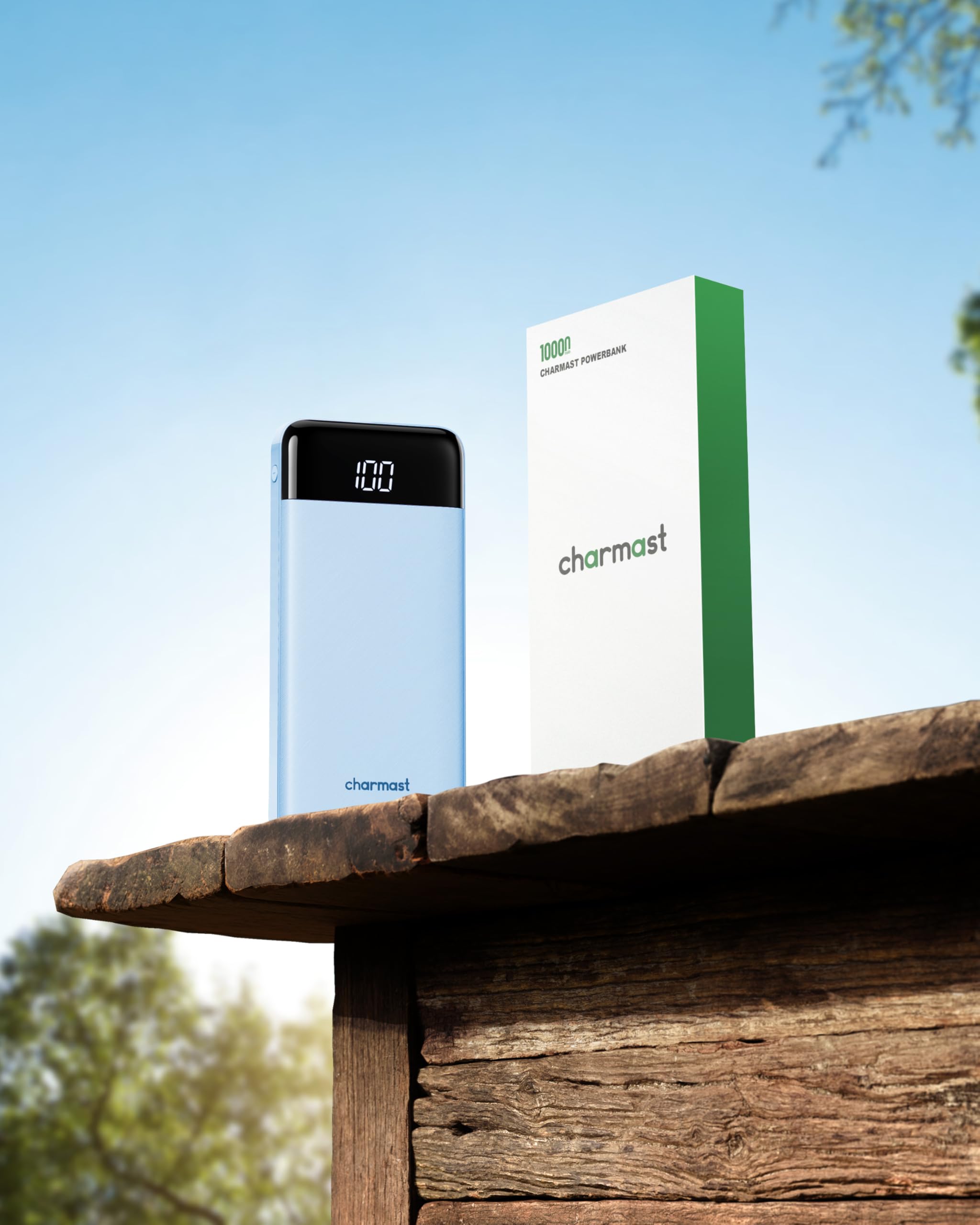 Charmast dorm-student friendly power bank powers mobile devices