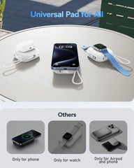 Charmast magnetic power bank LED display indicating remaining charge