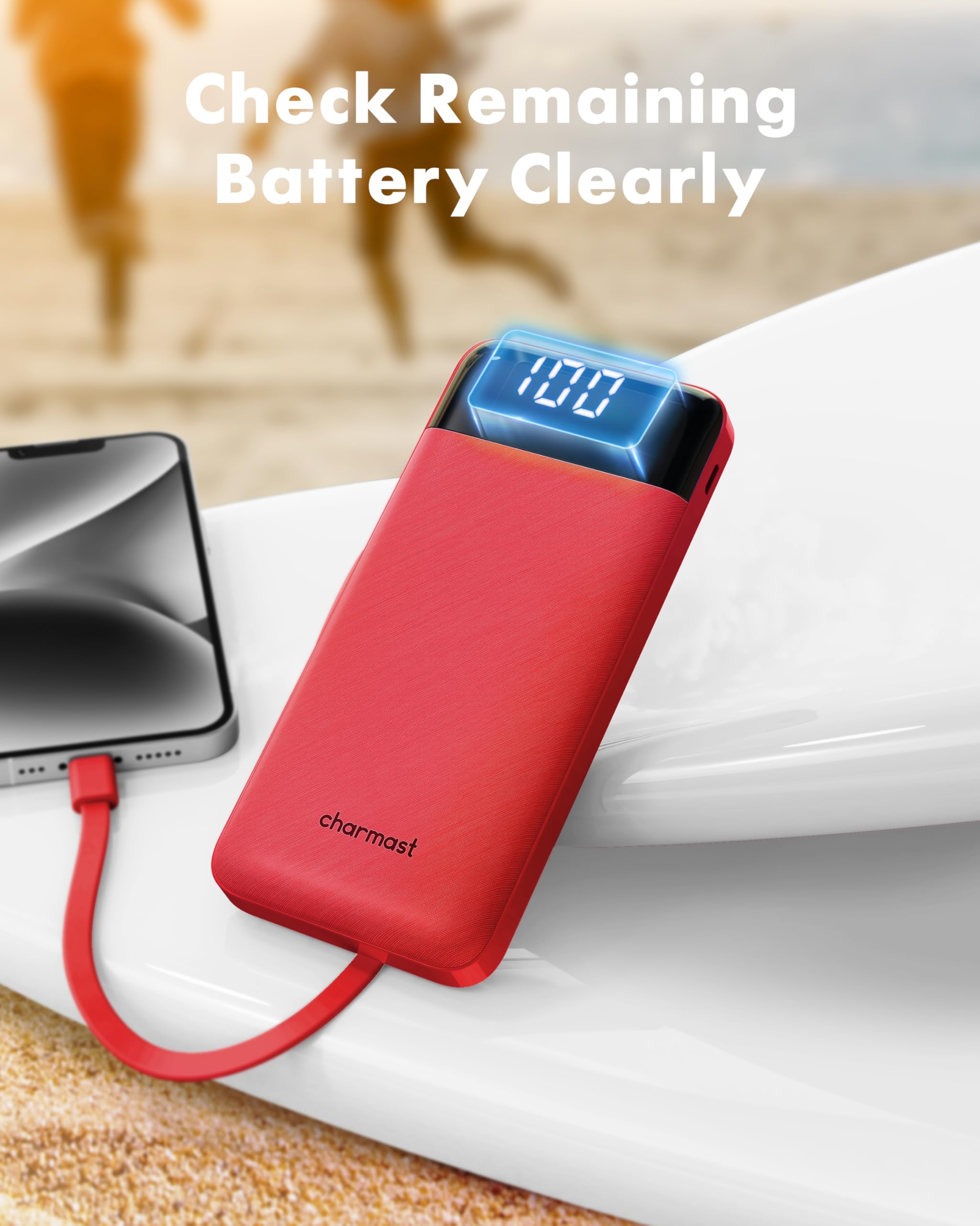 Charmast charges six devices at once with three cables plus three ports