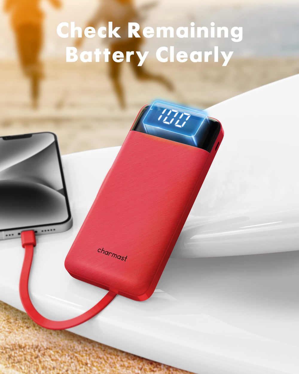 Charmast charges six devices at once with three cables plus three ports