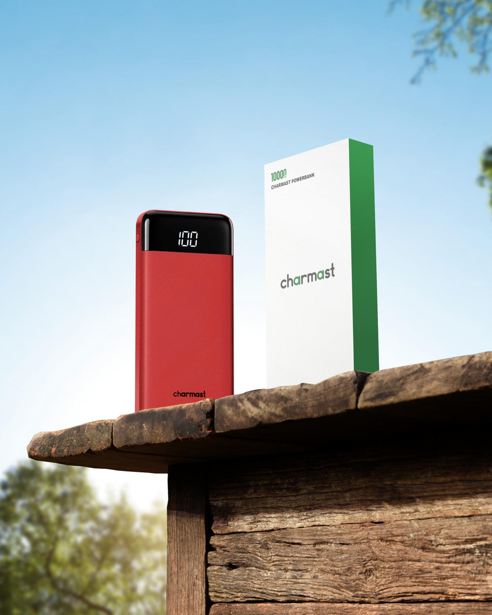 Charmast travel-friendly power solution tucked into bag for on-the-go charging