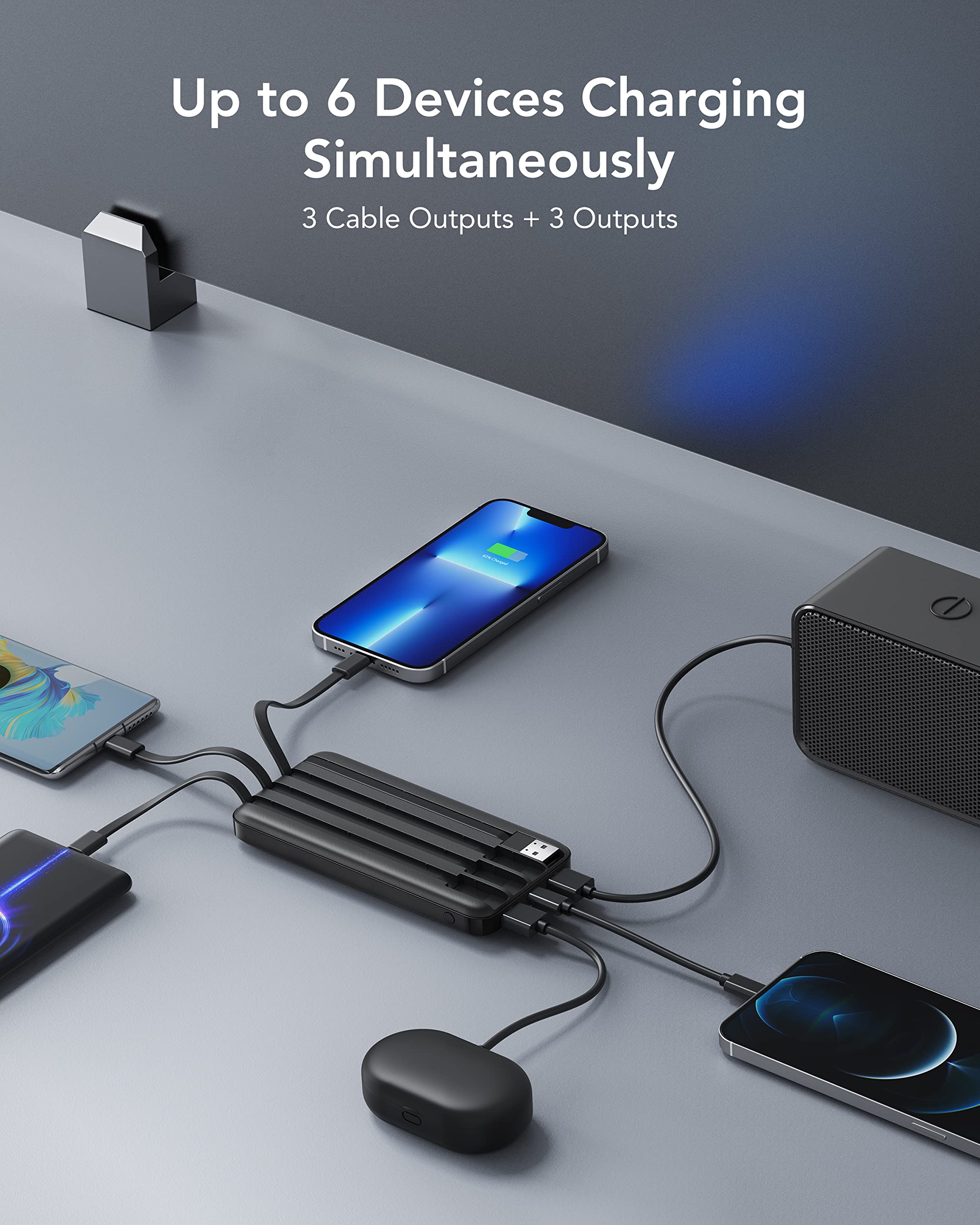 Charmast universal compatibility with iPhone and Android devices.