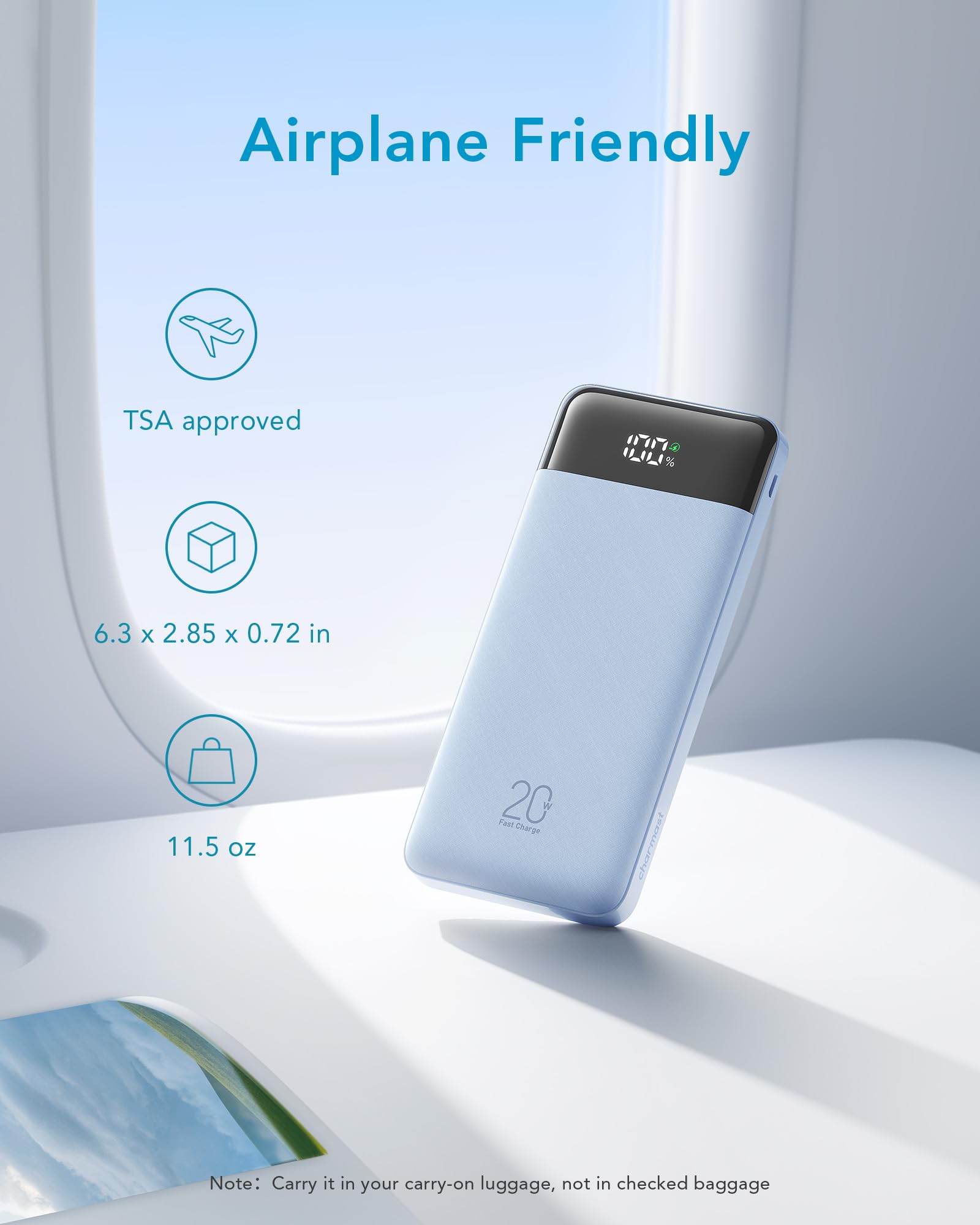 Charmast USB-C port with built in cables simplifies charging anywhere
