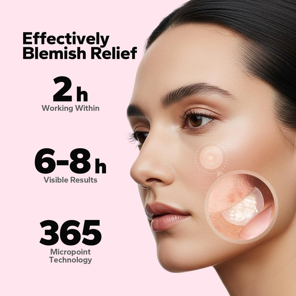 CharmCherry easy-to-apply patch adheres securely to the blemish with minimal effort.
