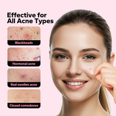 CharmCherry invisible patch blends with skin on all tones for confident coverage.