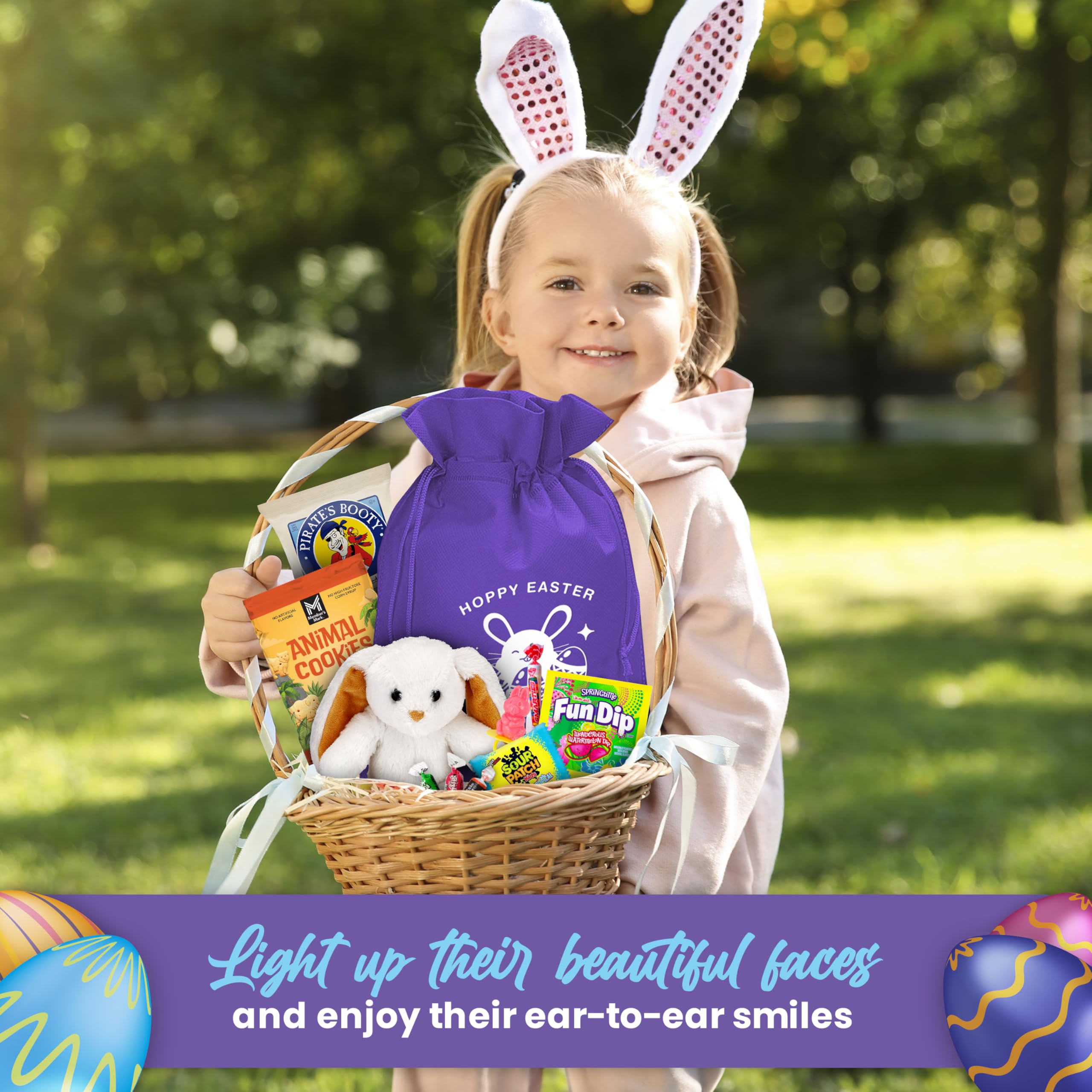 Charmed Crates boys Easter basket version with assorted treats