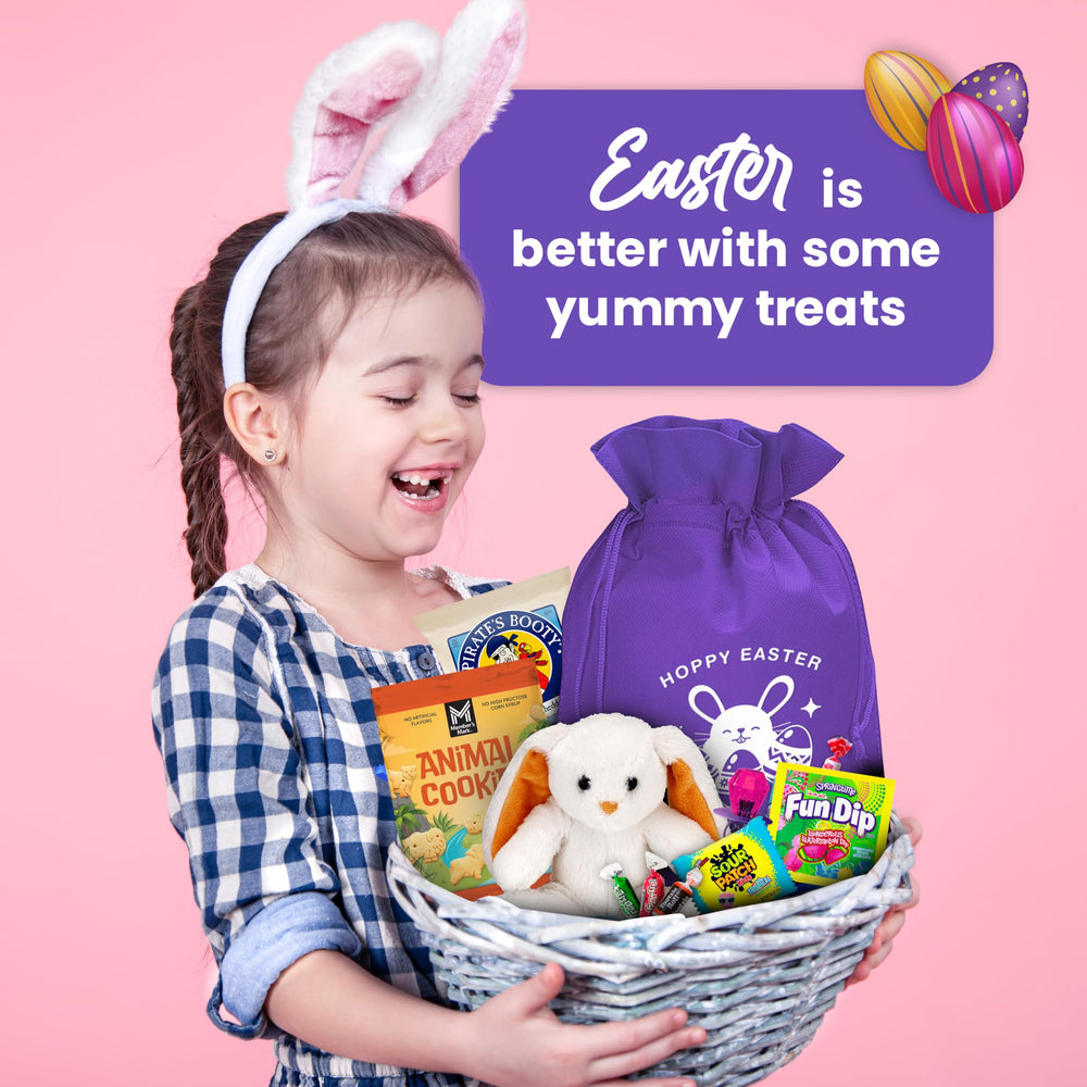 Charmed Crates Easter basket plush bunny close-up for cuddle moments