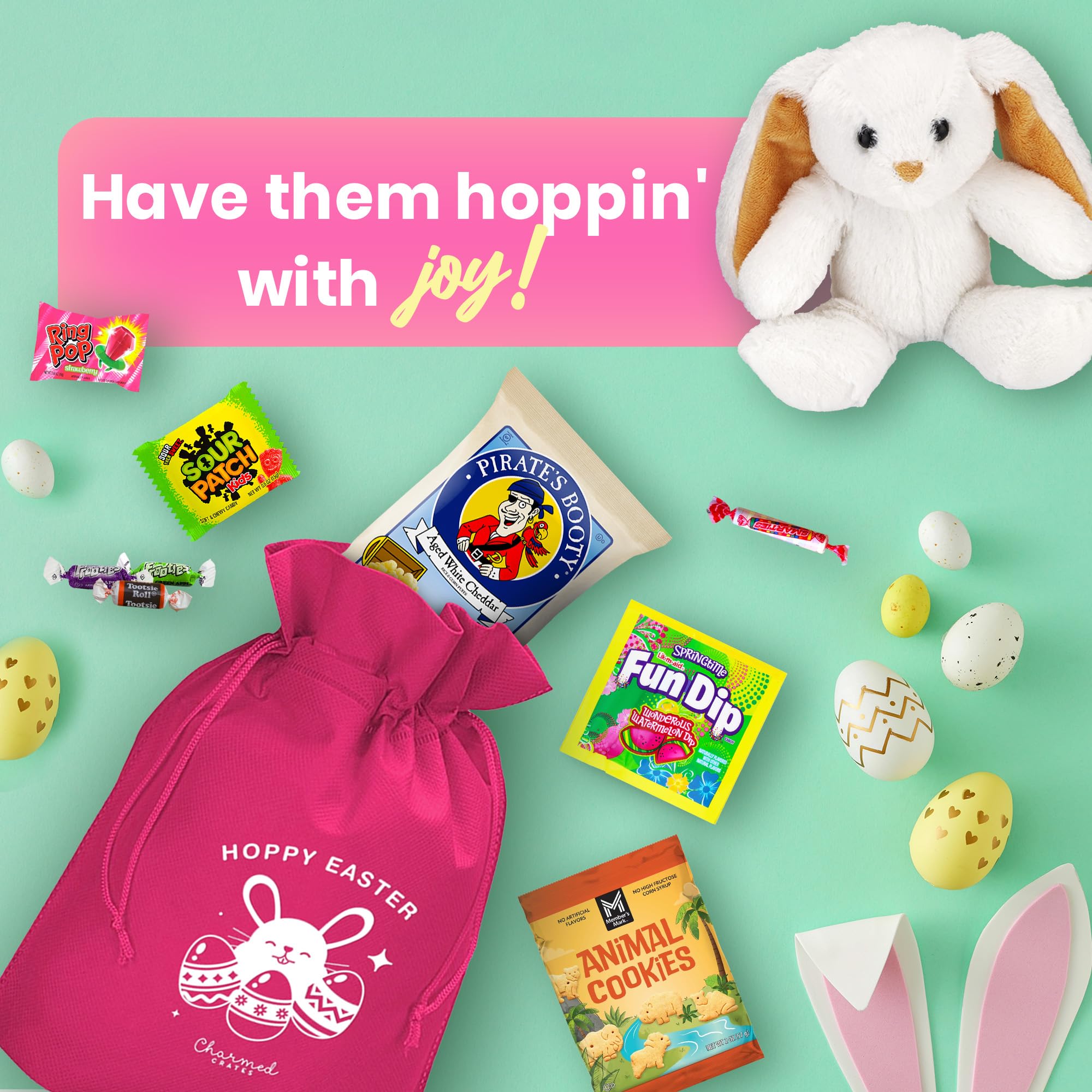 Charmed Crates unboxing joy Easter basket sparks smiles and giggles.