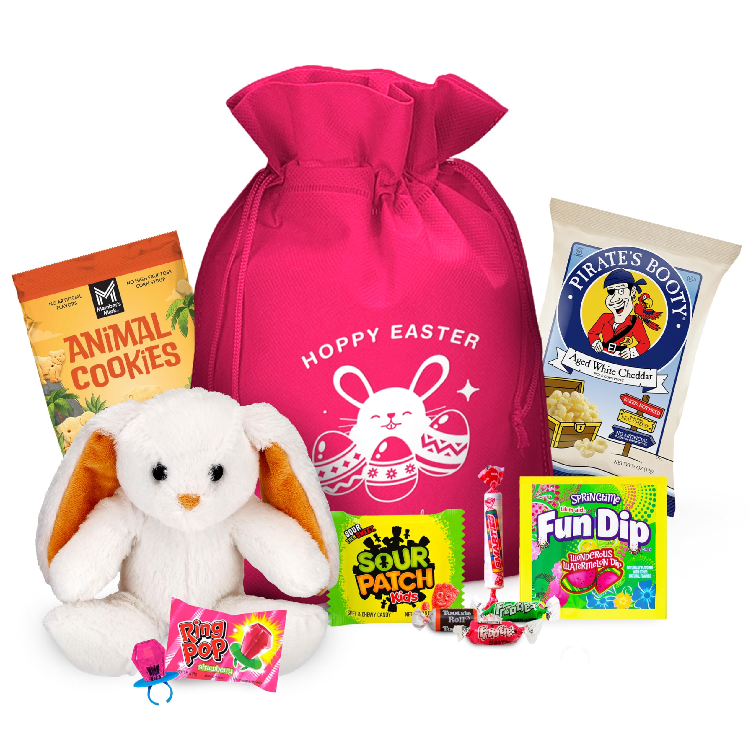Charmed Crates filled Easter basket for girls with candy, sparks joyful anticipation.