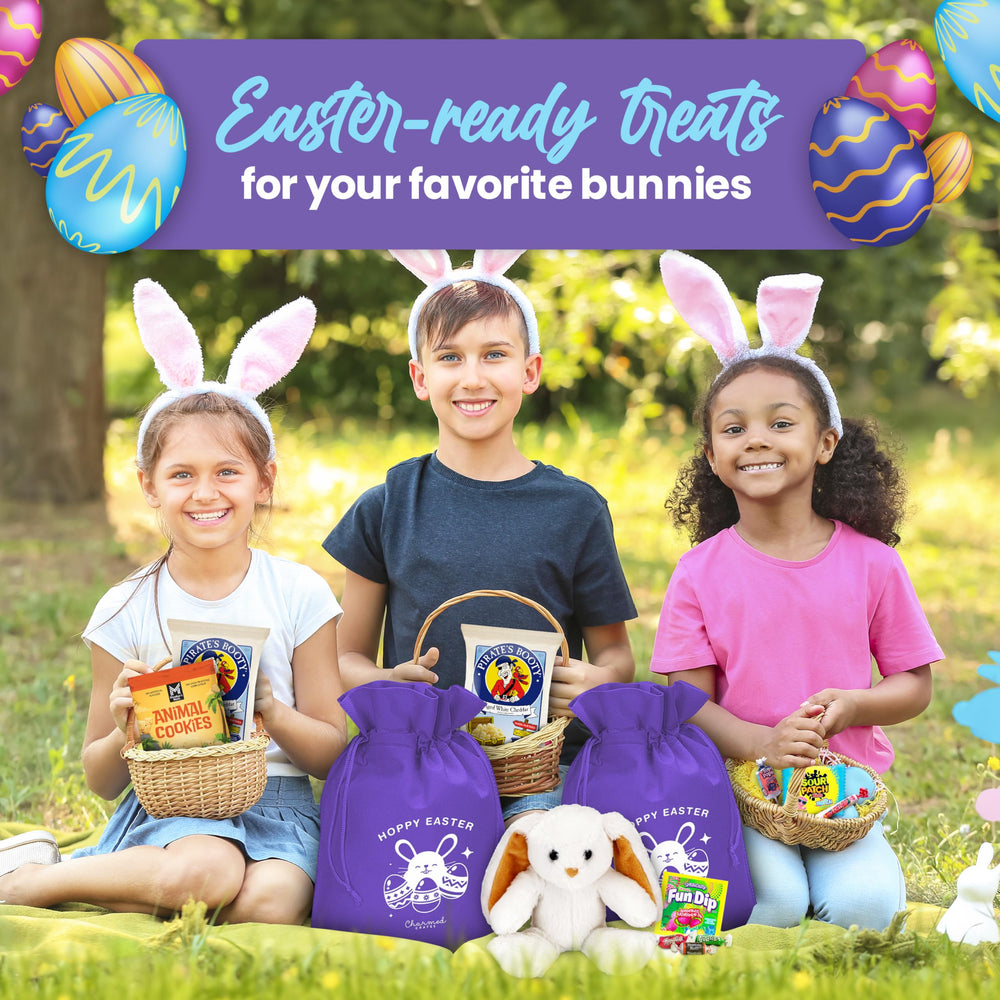 Charmed Crates girls Easter basket version with colorful candy