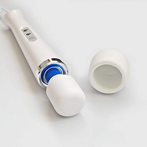 CHARMING massager in use targets neck and shoulders.