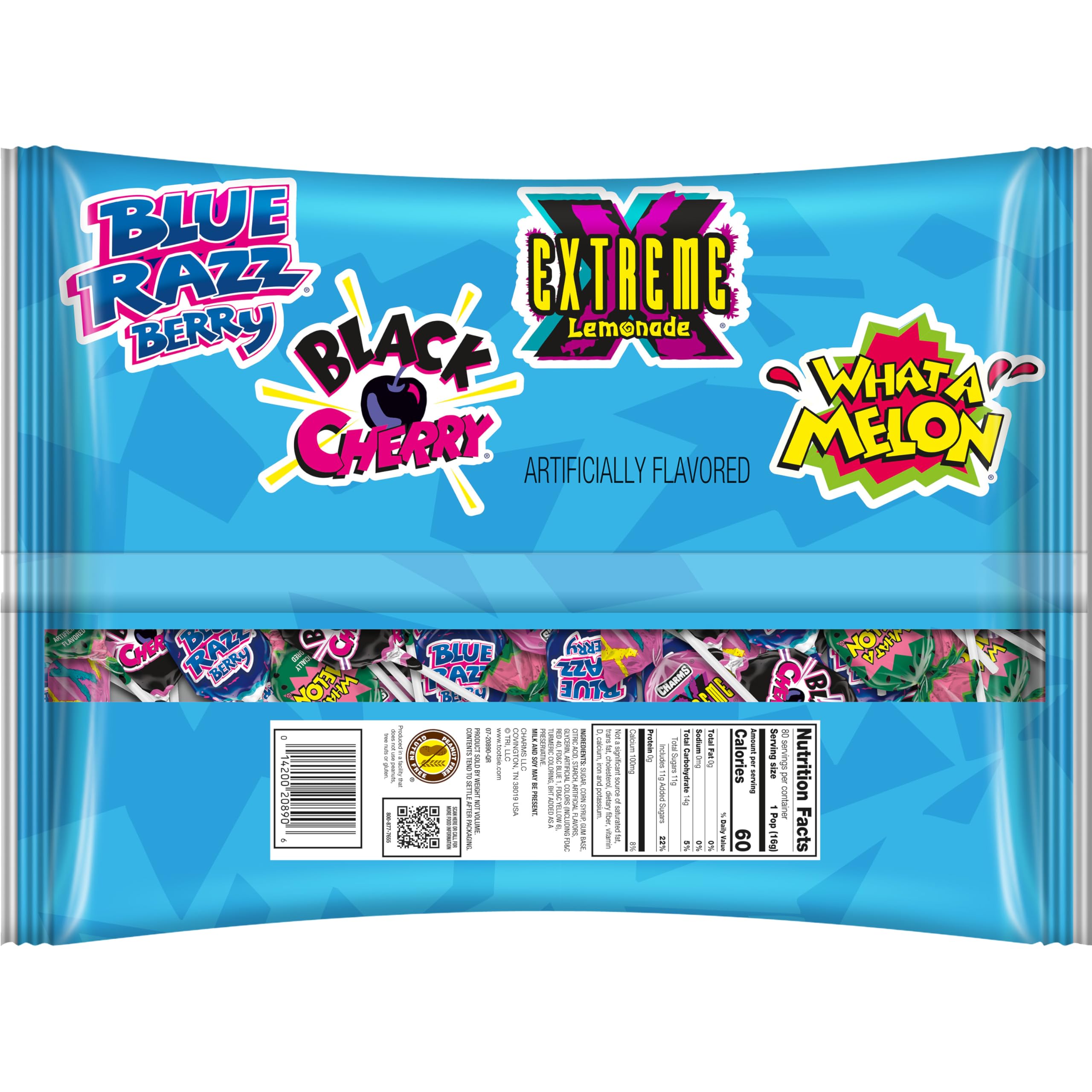 Charms Blow Pop What A Melon presents juicy melon flavor with nostalgic appeal.