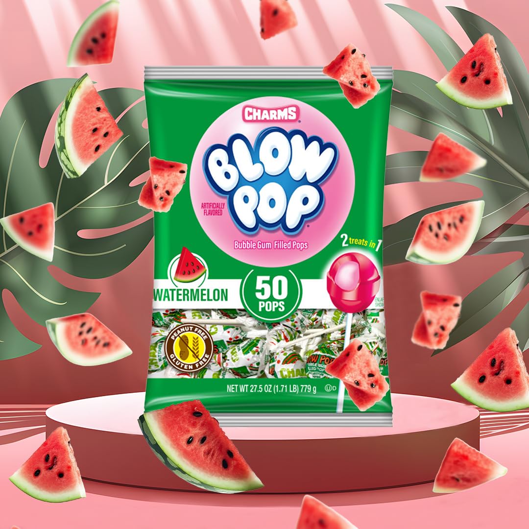 Individually wrapped Charms Blow Pops stay fresh until you are ready to enjoy.