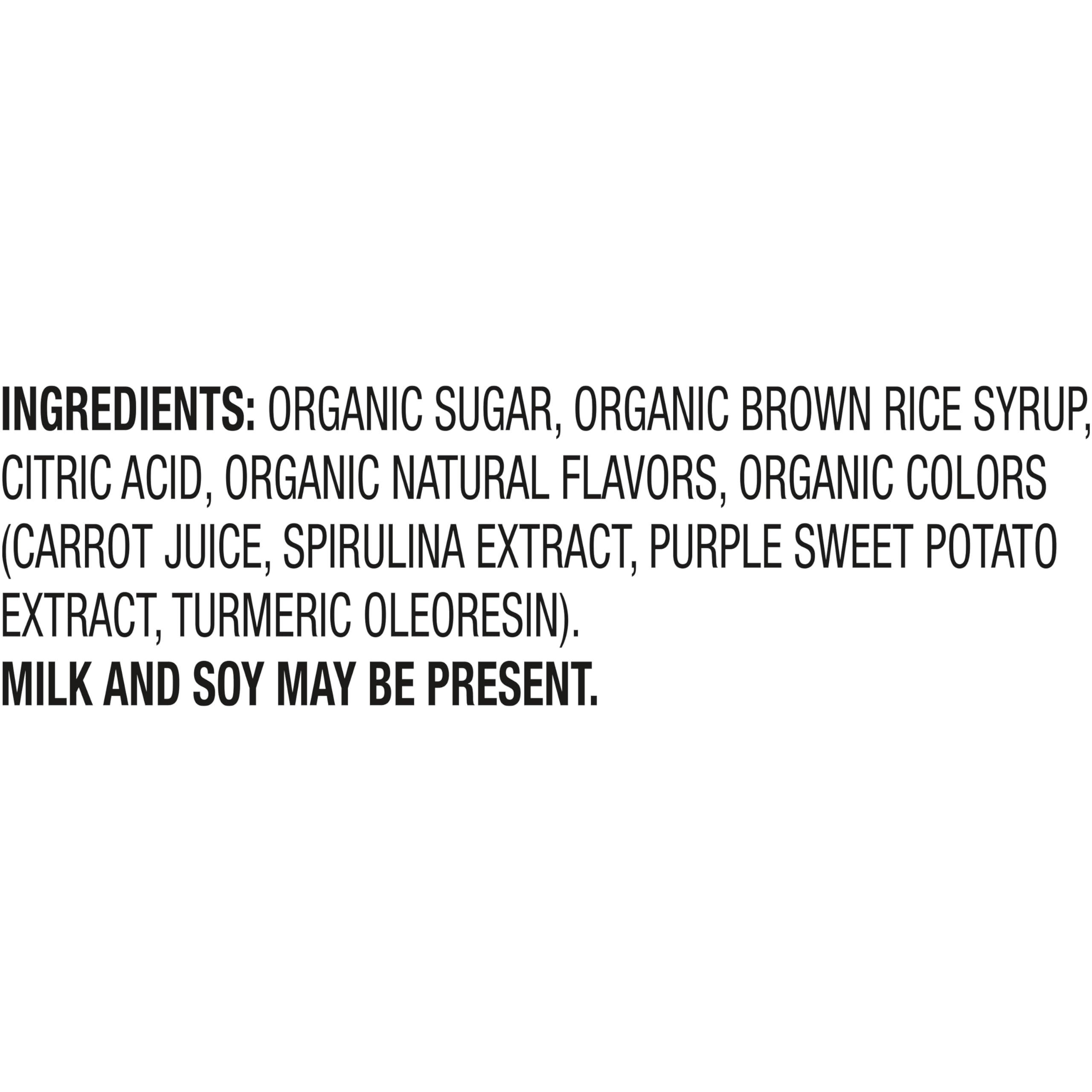 Charms Organic Pops green apple close-up—on-the-go fruit-flavored snack.