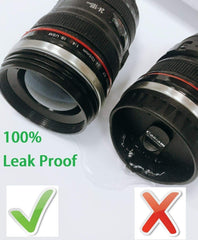Chasing Y stainless steel travel mug with vacuum insulation for hot or cold drinks.
