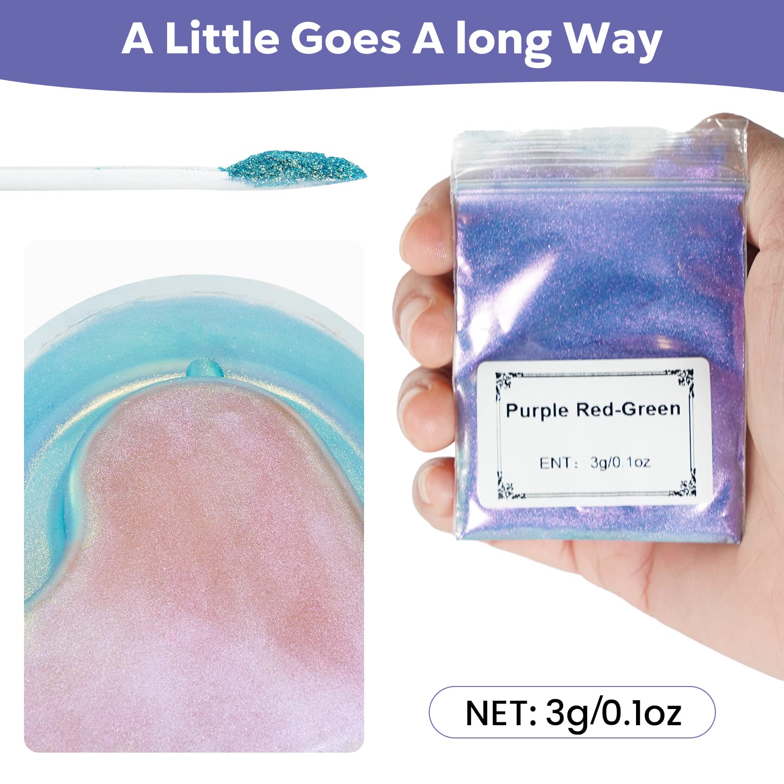CHEAPART mica powder for polymer clay and crafts enhances finishes