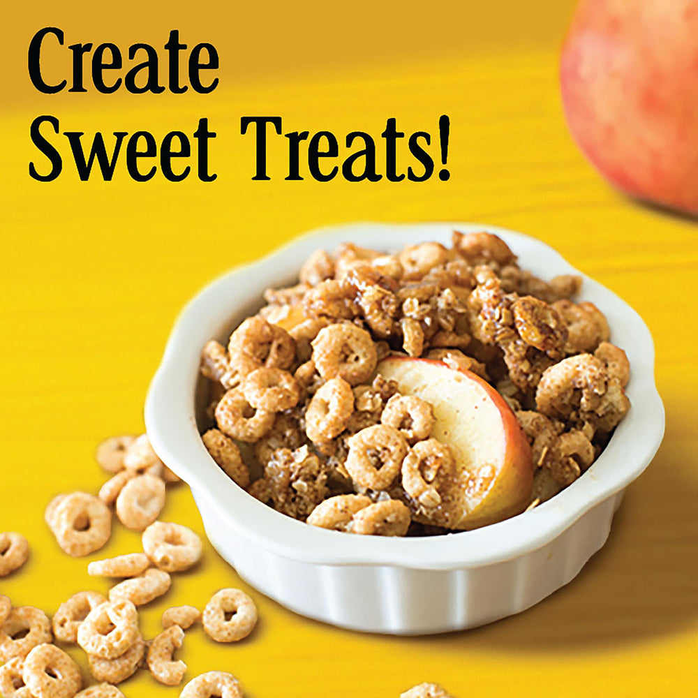 Cheerios Apple Cinnamon cereal kid-friendly snack in a lunchbox.