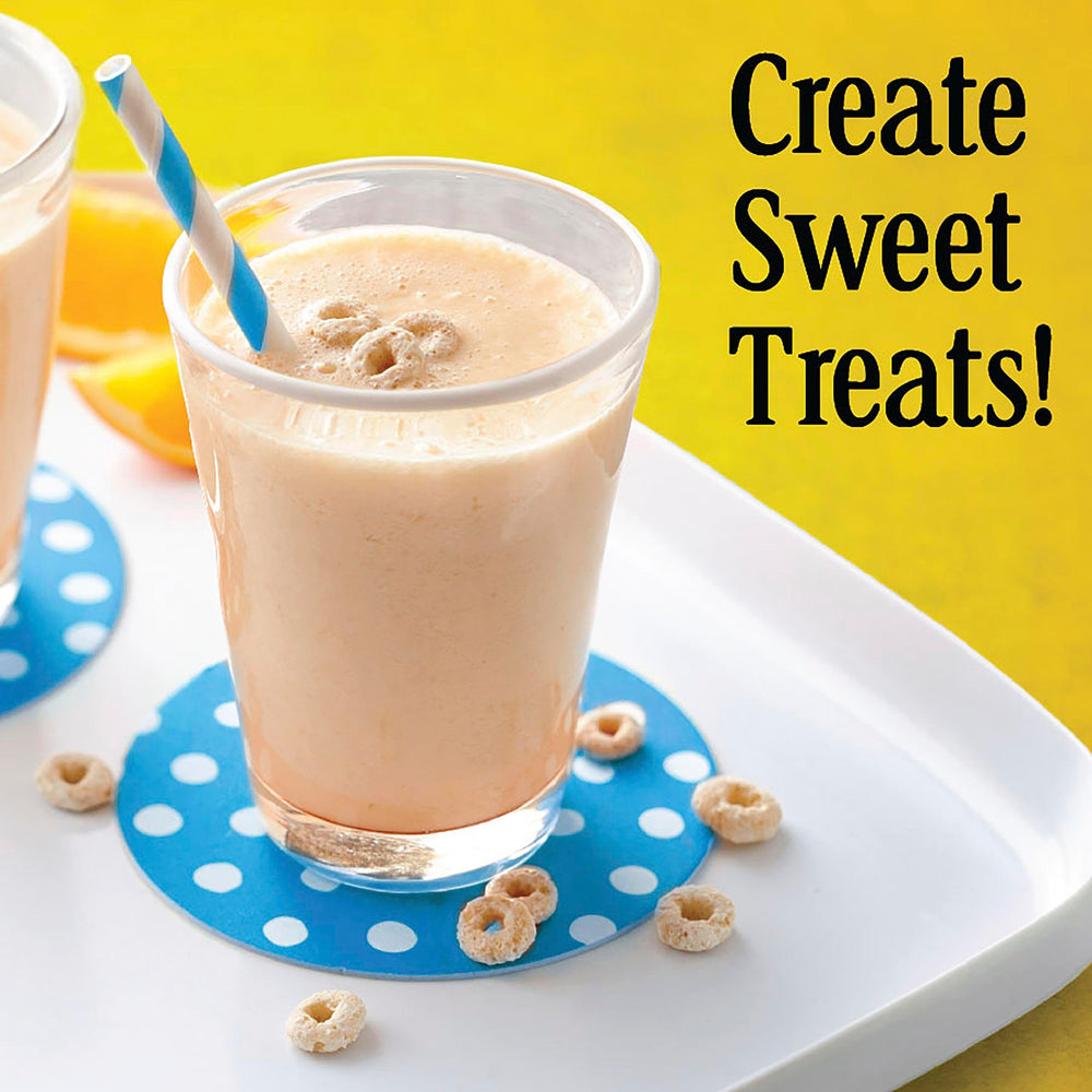 Morning table with Cheerios Frosted and fruit, balanced start for kids.