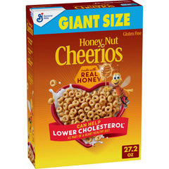 Cheerios Honey Nut Cereal heart shapes box with affirmations brightens family mornings.