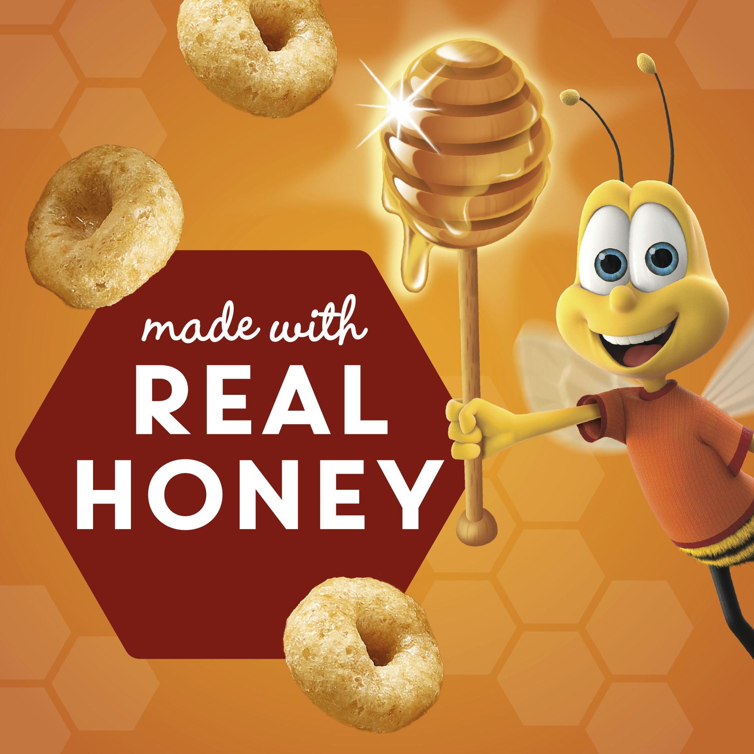 Nutrition label for Cheerios Honey Nut cereal highlights gluten-free claim