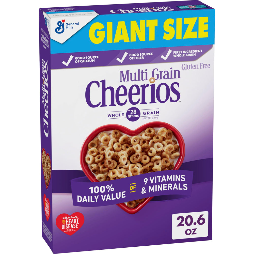 Cheerios Multi Grain bowl with milk for a quick, heart-healthy breakfast.