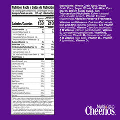 Cheerios Multi Grain bowl with milk for a crunchy breakfast