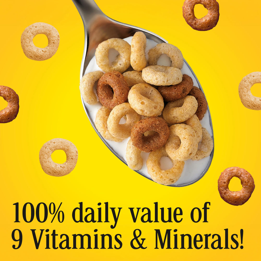 Cheerios Multi Grain being poured for a ready to eat moment
