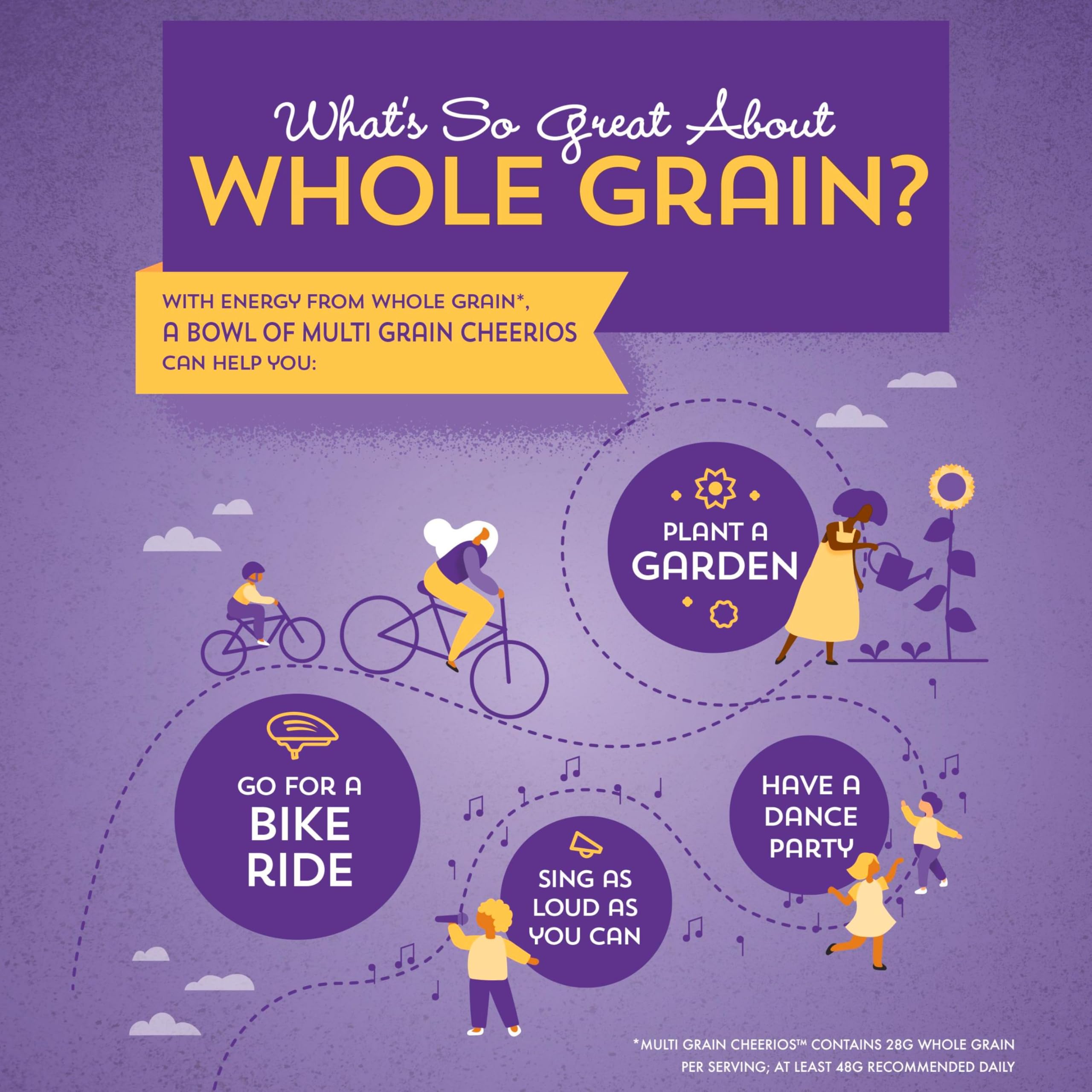 Cheerios Multi Grain kid-friendly snack idea with a crunchy bite.