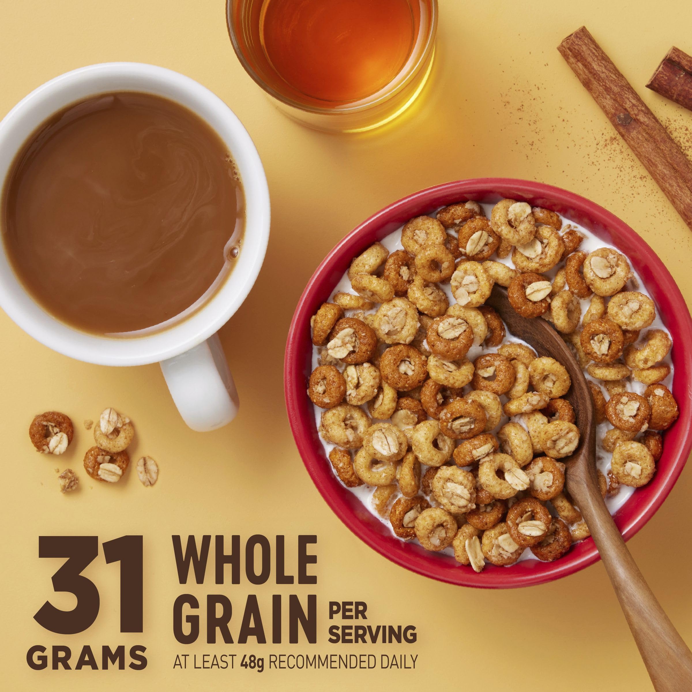 Cheerios Oat Crunch Cinnamon kids snack box, convenient and tasty