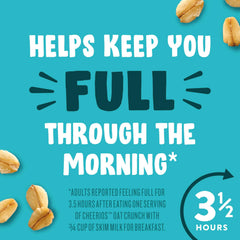 Cheerios Oat Crunch Oats N Honey ingredients panel shows whole grain first