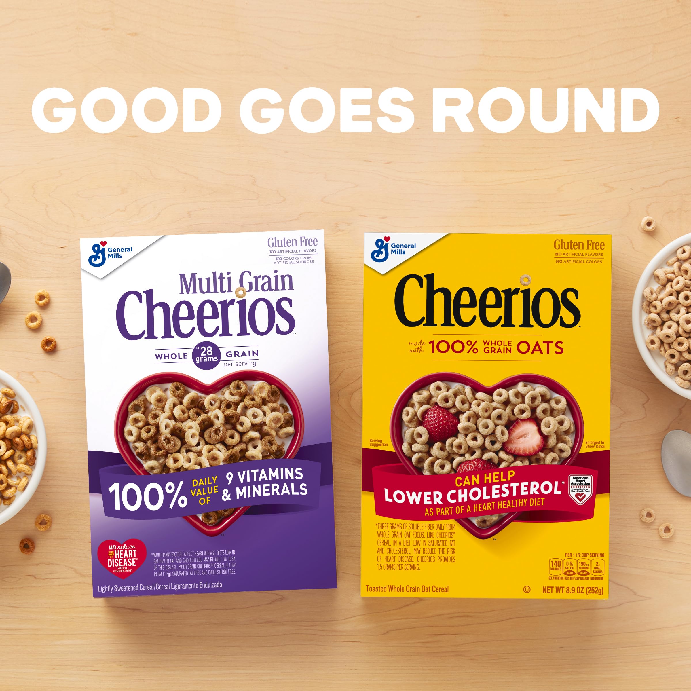 Trail mix ideas and more with Cheerios Multi Grain.