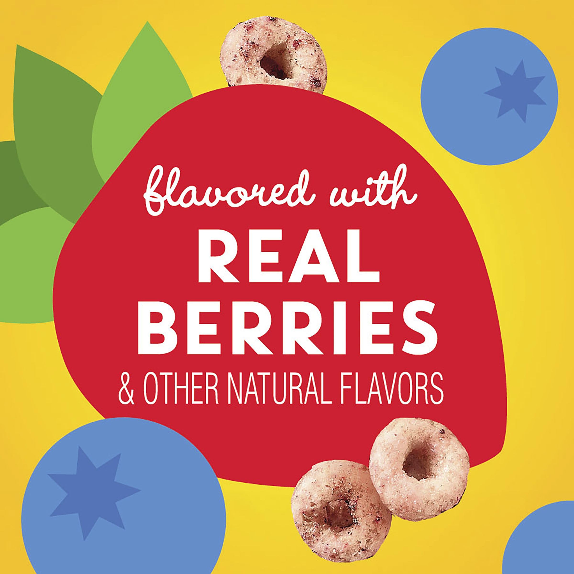 Cheerios Very Berry milk-pour image, easy morning cereal that supports heart-healthy choices.